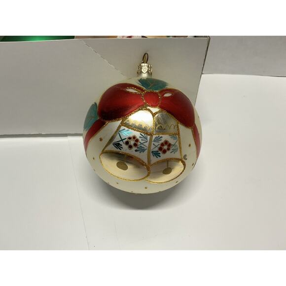 Hand-Decorated Glass Ornaments European-Style Design 3 Ornaments Polish Designed - Picture 6 of 16